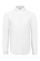 BAHAMAS – Big Size Linen Shirt Long Sleeves Plus Size – Men – White